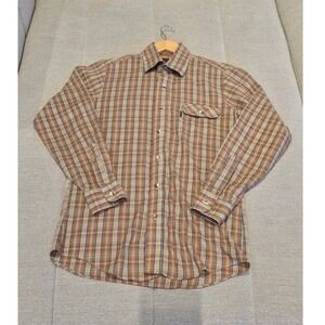 Vintage Levis Action Shirt Mens Small Plaid Long Sleeve Button Down 64001 4539